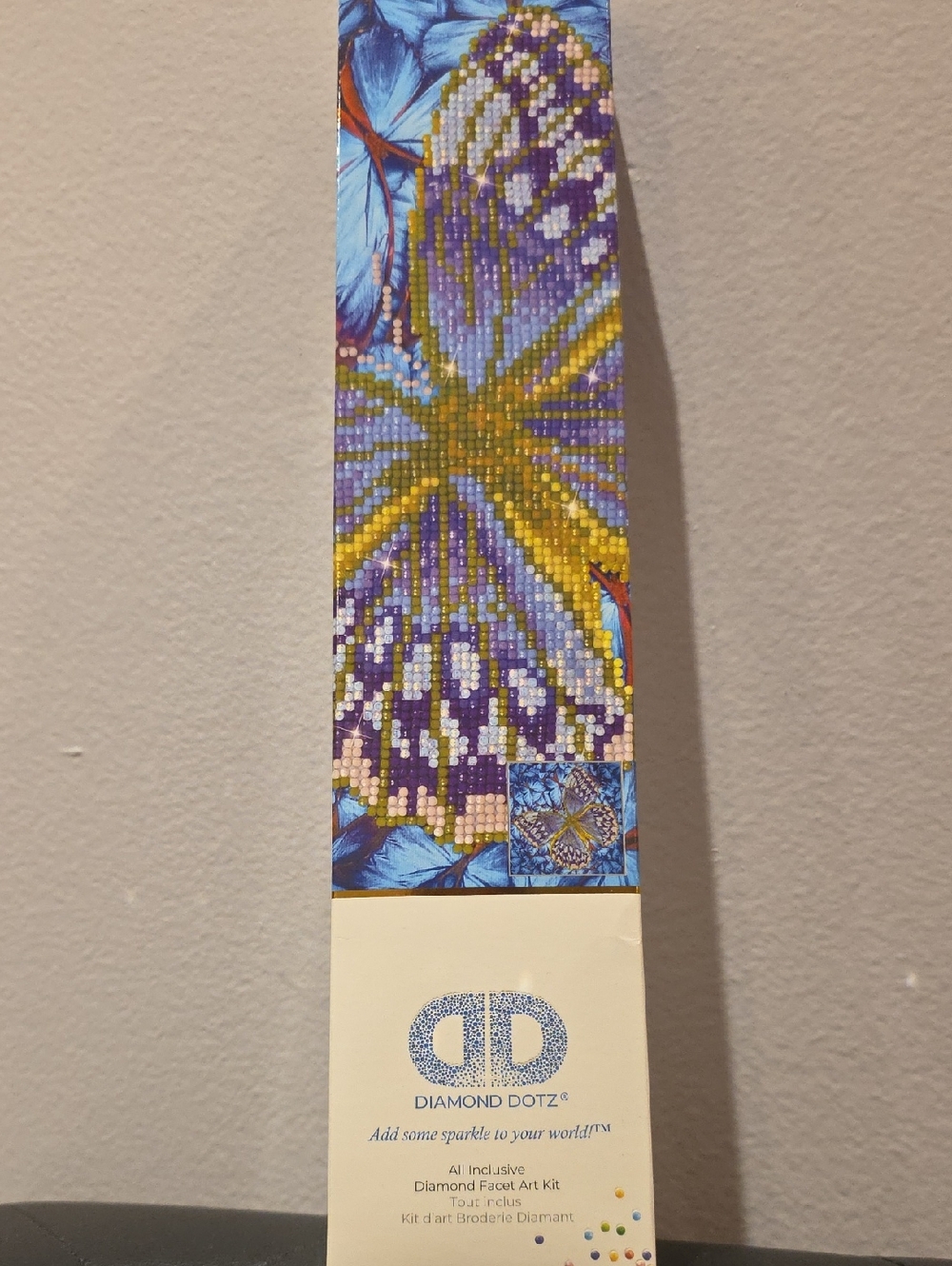 Diamond Dotz Blue & Purple Butterfly Diamond Art Kit